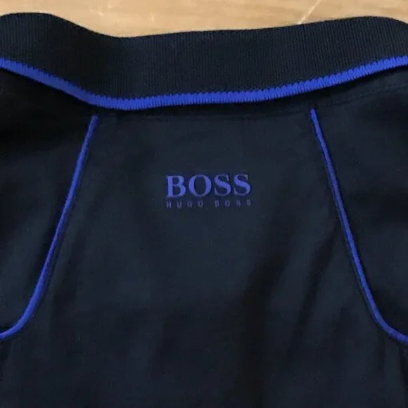 Hugo Boss Paddy 4 Modern Fit Polo – Large – Black – 100% Authentic - Picture 4 of 8